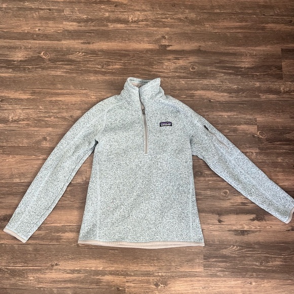 Patagonia Better Sweater 1/4 Zip Pullover Womens Small Blue Fleece Jacket - Picture 2 of 9